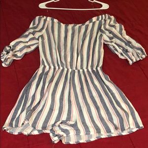 Off-the-shoulder Romper